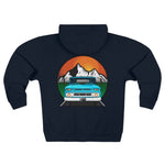 Load image into Gallery viewer, 62&#39; Chevy Badge Unisex Premium Full Zip Hoodie
