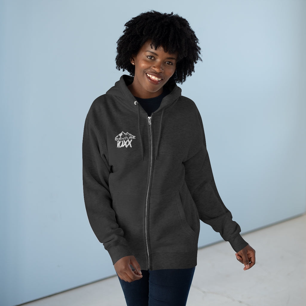 62' Chevy Badge Unisex Premium Full Zip Hoodie