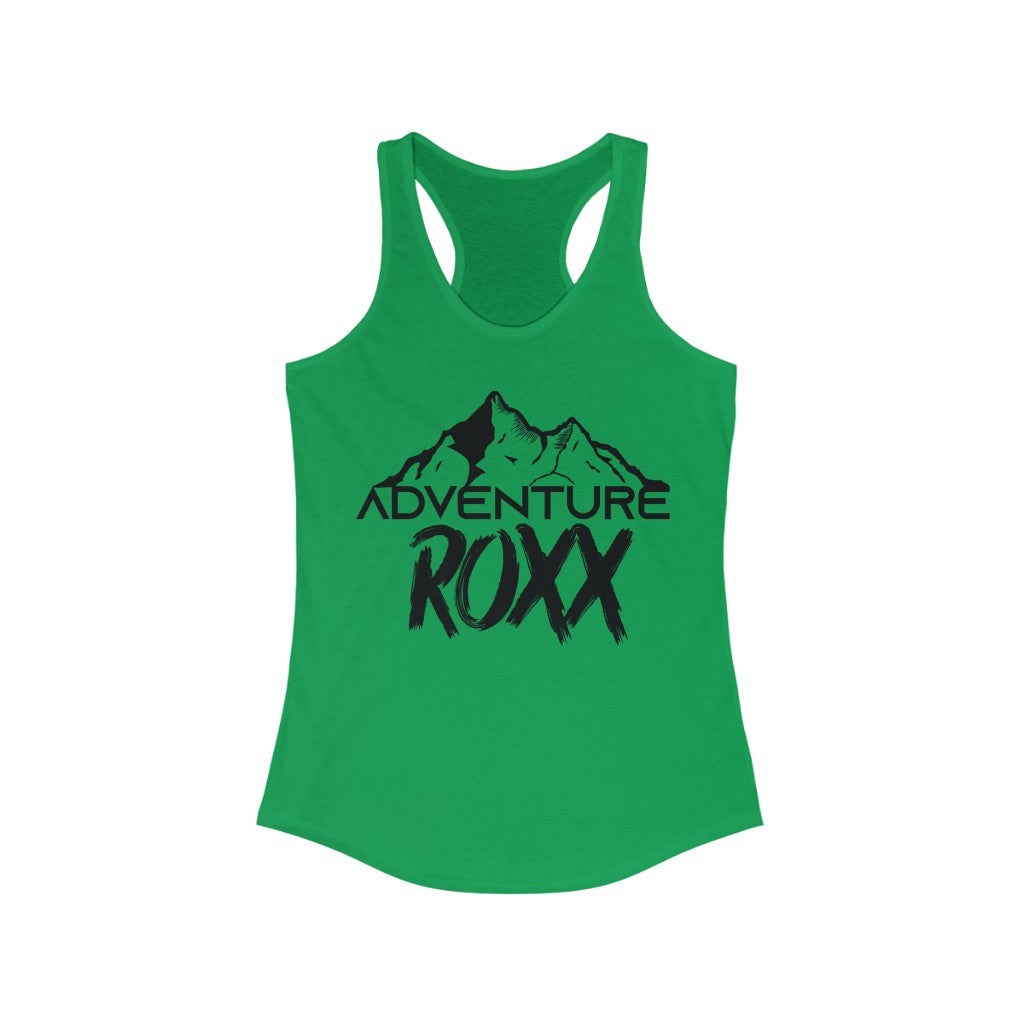 Adventure Roxx (Black Logo) Women's Racerback Tank