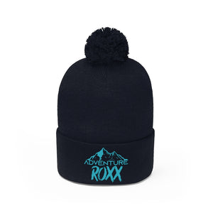 Teal Adventure Roxx Pom Pom Beanie