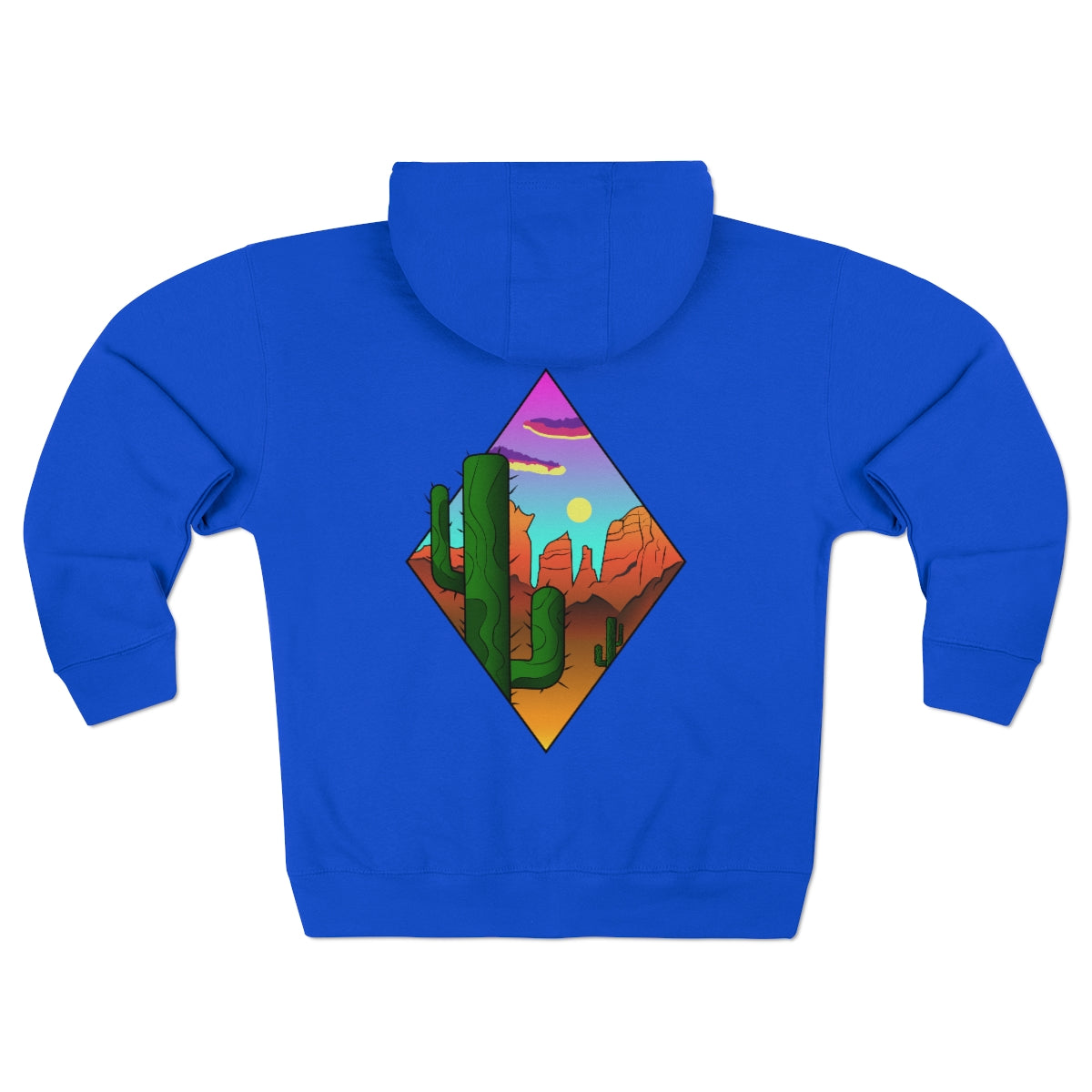 Arizona Mountains- Cathedral Rock Unisex Full Zip Hoodie