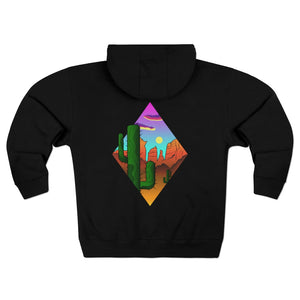 Arizona Mountains- Cathedral Rock Unisex Full Zip Hoodie