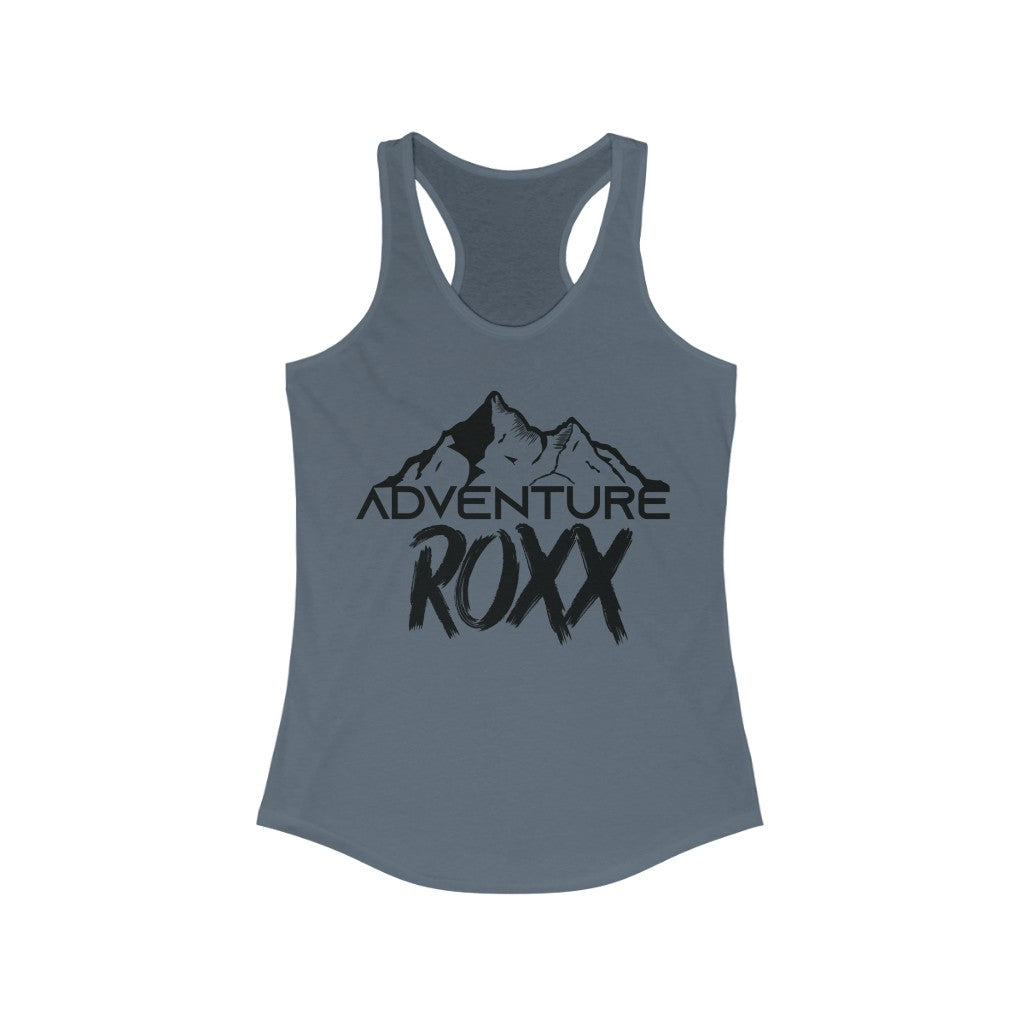 Adventure Roxx (Black Logo) Women's Racerback Tank