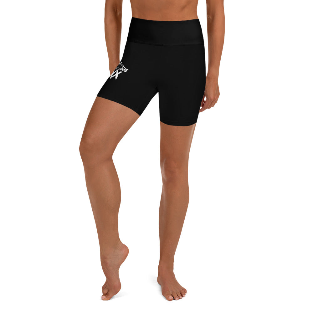 Black Adventure Roxx Yoga Shorts