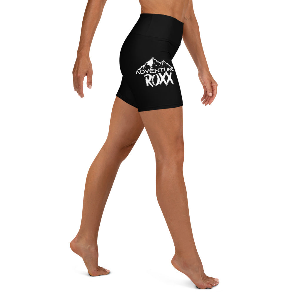 Black Adventure Roxx Yoga Shorts