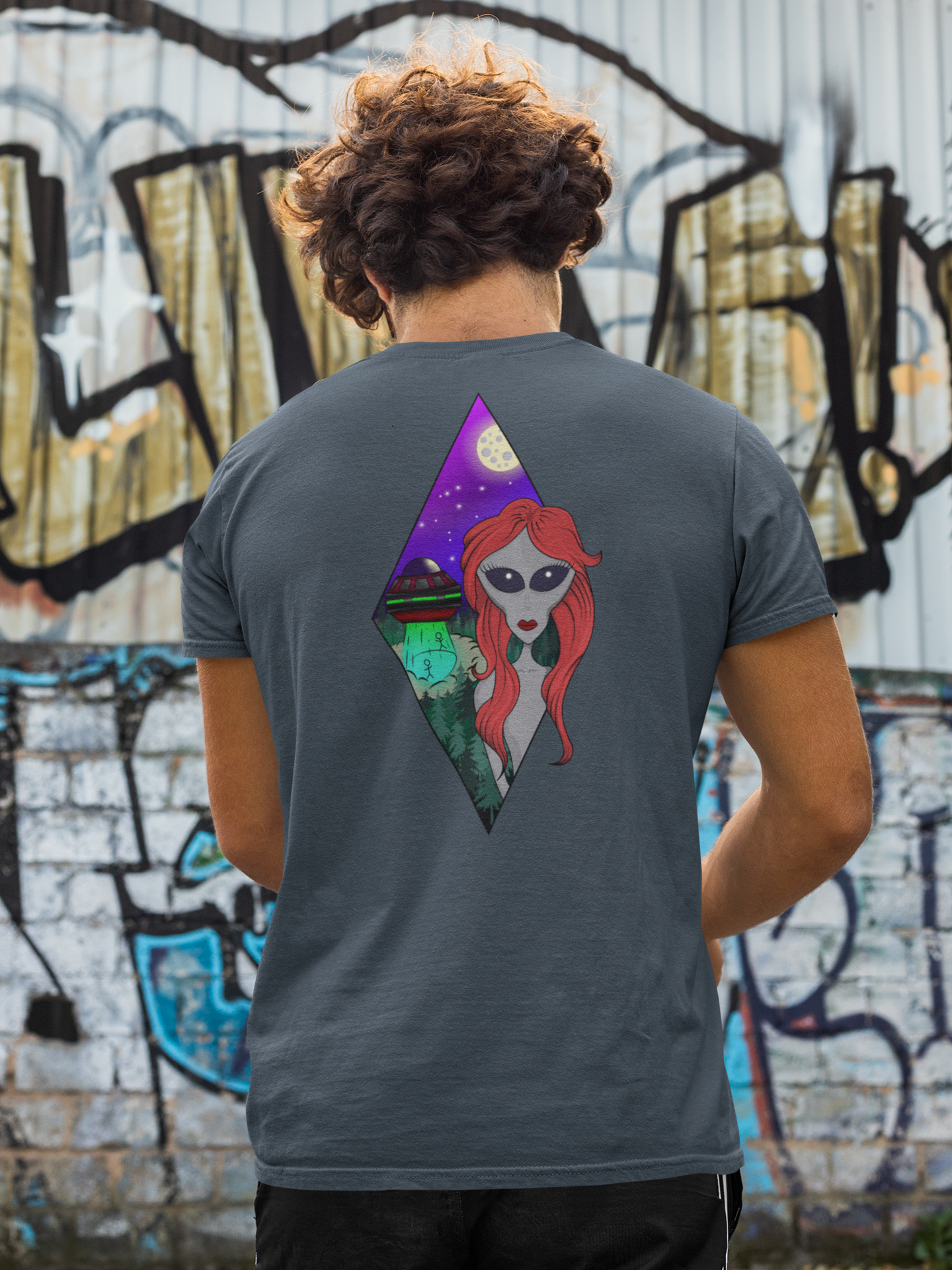 Alien Abduction Unisex Jersey Short Sleeve Tee