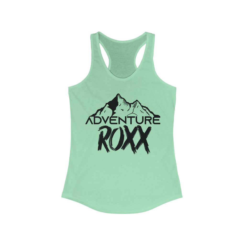 Adventure Roxx (Black Logo) Women's Racerback Tank