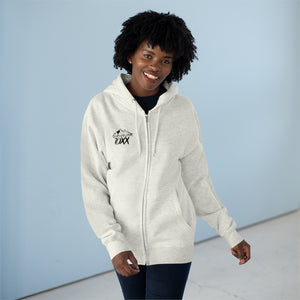 62' Chevy Badge Unisex Premium Full Zip Hoodie