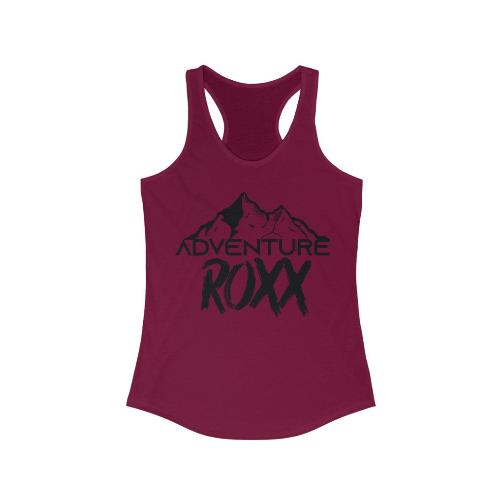 Adventure Roxx (Black Logo) Women's Racerback Tank