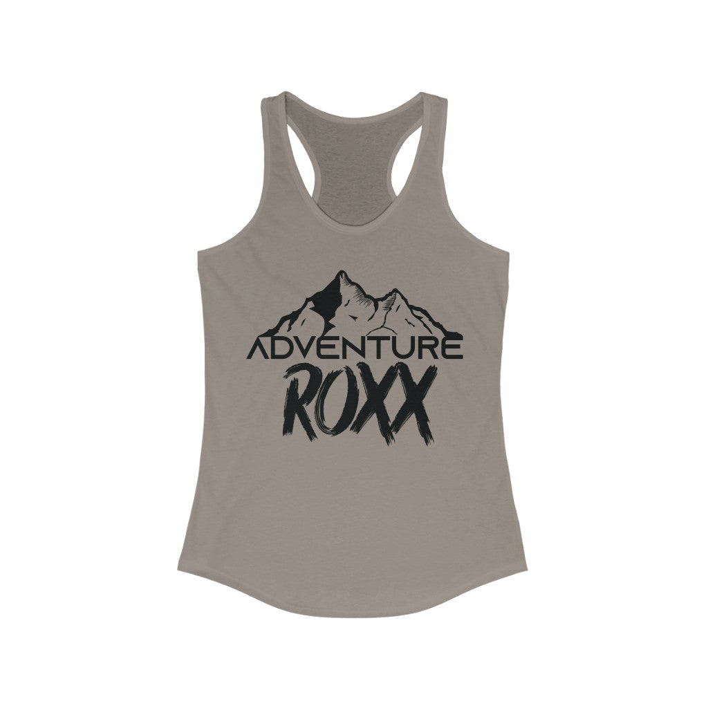 Adventure Roxx (Black Logo) Women's Racerback Tank