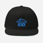 Load image into Gallery viewer, Teal Adventure Roxx Logo Flat Bill Snapback
