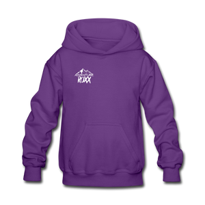 Night Adventures Kids' Hoodie - purple