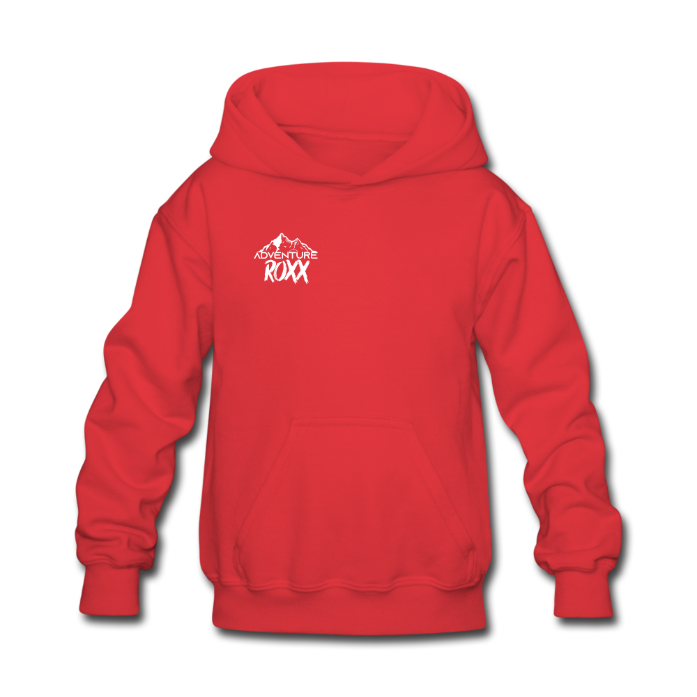 Night Adventures Kids' Hoodie - red