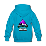 Load image into Gallery viewer, Night Adventures Kids&#39; Hoodie - turquoise
