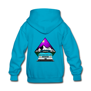 Night Adventures Kids' Hoodie - turquoise