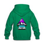 Load image into Gallery viewer, Night Adventures Kids&#39; Hoodie - kelly green
