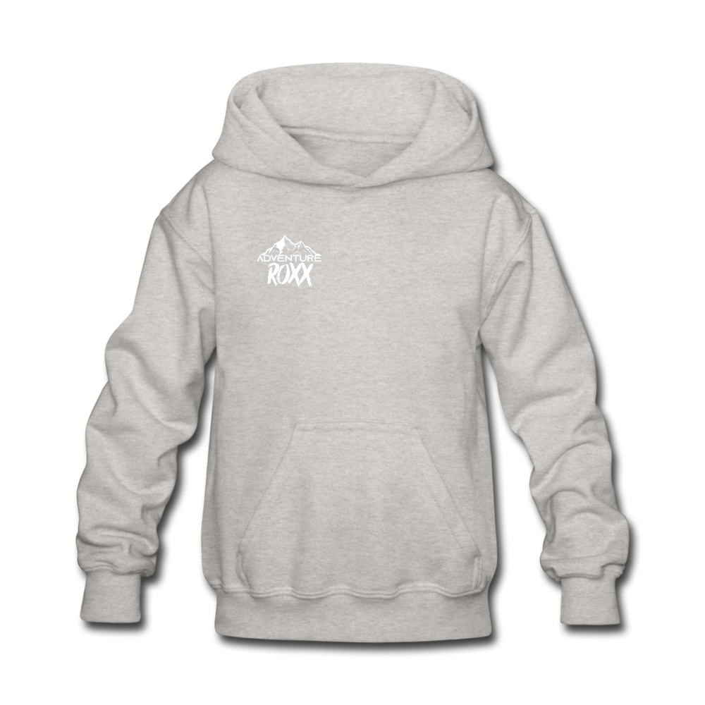 62' Chevy Badge Kids' Hoodie - heather gray