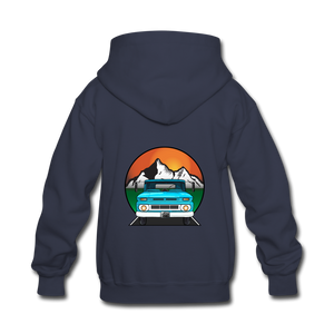 62' Chevy Badge Kids' Hoodie - navy